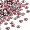 Beadsland 2880pcs Flat Back Crystal Rhinestones Round Gems for Nail Art and Craft Glue Fix,Light Purple,SS3,1.2-1.4mm