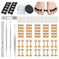 Ingrown Toenail Removal Kit, Ingrown Toenail Tool Kit Corrector with Ingrown Toenail Correction Strips, Toe Separators, Painless File and Lifter for Home Pedicure Care