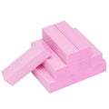12 Pack Nail Buffer Block 4 Sided Professional Nail File Sanding Block Buffing Blocks for Natural and Acrylic Nails (Pink)