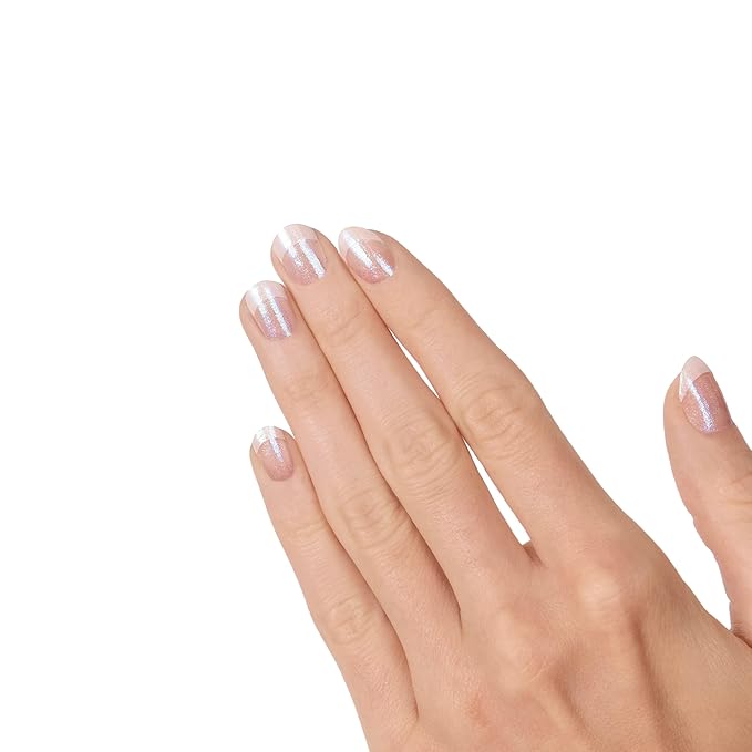 Color Street 'French Twist' (FTS009) - French Tip Nail Polish Strips Glazed For Days (2022)