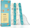 Onsen Secret Japanese Nail File - Professional 20-Pack Nail Files, Double Sided Natural & Acrylic Filers - 120/180 Grit - Disposable, Salon Smooth | Best Onsen File for Shiny Nails
