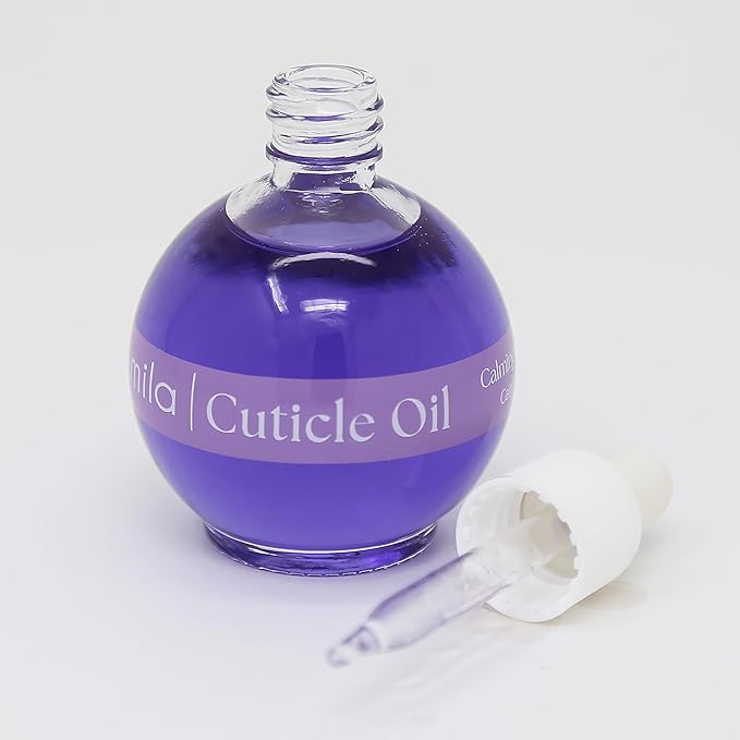 ella+mila Calming Cuticle Oil with Lavender & Chamomile - Soothing Nail & Cuticle Care - Vegan - 2.3 fl oz