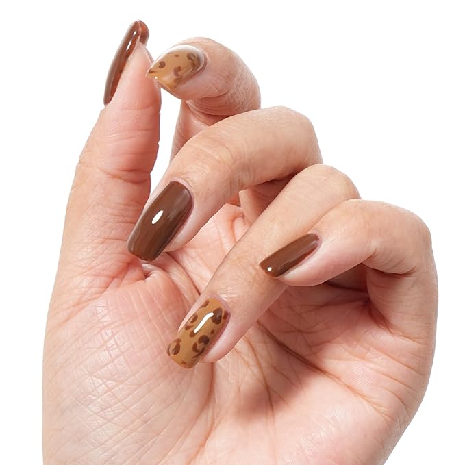 MAYCHAO 15ML Brown Gel Nail Polish 1Pc Chocolate Coffee Brown Gel Polish Soak Off UV LED Nail Polish Nail Art Starter Manicure Salon DIY at Home, 0.5 OZ