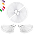 200Pcs Nail Swatch Sticks Nail Polish - Nail Sample Swatches for Gel Polish Clear Nail Polish Swatch Stick Nail Color Display - Nail Swatches Sticks