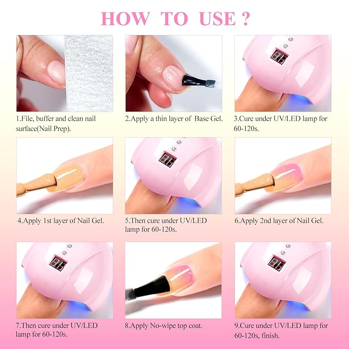 MEET ACROSS 12PCS Thermal Nail Gel Polish, Temperature Shiny Color Changing Gel Polish, Soak Off UV Sequins Gel Polish Nail Art DIY Salon Manicure Gifts
