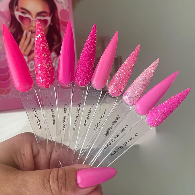 LoveOurHome 150PC Stiletto Nail Swatch Sticks Clear Practice Nail Tips Fan Cards Nail Art Display Board Nail Polish Color Swatches Sticks Tips Sample Tester Nail Skill Practice Tools Kit with Ring