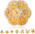 140 Pcs Kawaii 3D Flatback Cartoon Yellow Series Charms for Nail Acrylic Slime Resin DIY Nail Art Decorations, Hair Clips and Phone Cases