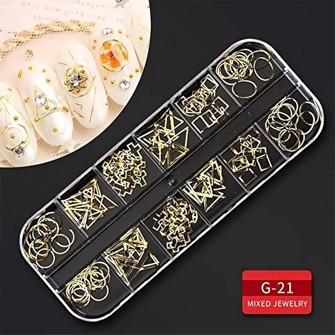 Nail Art Kit, Nail Design Tools Kit with Nail Art Brushes, Nail Art Dotting Pens, Nail Stickers for Nail Art, Nail Charms and Gems, Nail Rhinestones, Nail Art Decoration Kit