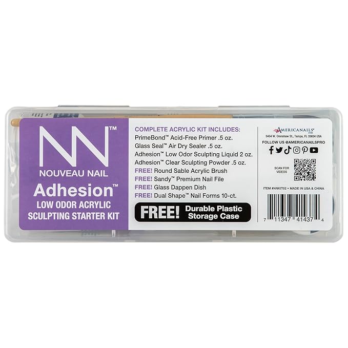 Adhesion Low Odor Acrylic Sculpting Starter Kit