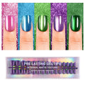 150Pcs Cat Eye Press on Nails Short Square, Plauva Glossy Glitter Cat Eye Nail Tips, Soft Gel Fake Nails for Women and Girls Stick On Nails in 15 Sizes