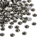 Beadsland 2880pcs Flat Back Crystal Rhinestones Round Gems for Nail Art and Craft Glue Fix,Black Diamond,SS3,1.2-1.4mm