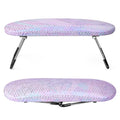 krofaue Professional Nail Hand Rest Stand - Nail Arm Rest High Density Sponge Foldable PU Leather Nail Arm Rest for Nail Tech with Non-Slip Stable Reduce Hand Fatigue Fit for Manicure Salon Use Purple
