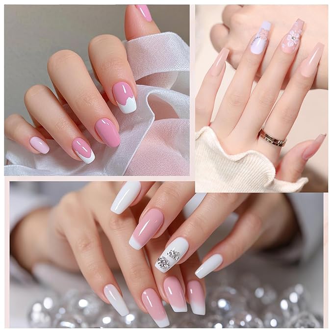 Acrylic Nail Kit for Beginners with Everything nail drill with lamp 6pcs powder with 3pcs gel nail polish for Women Home DIY