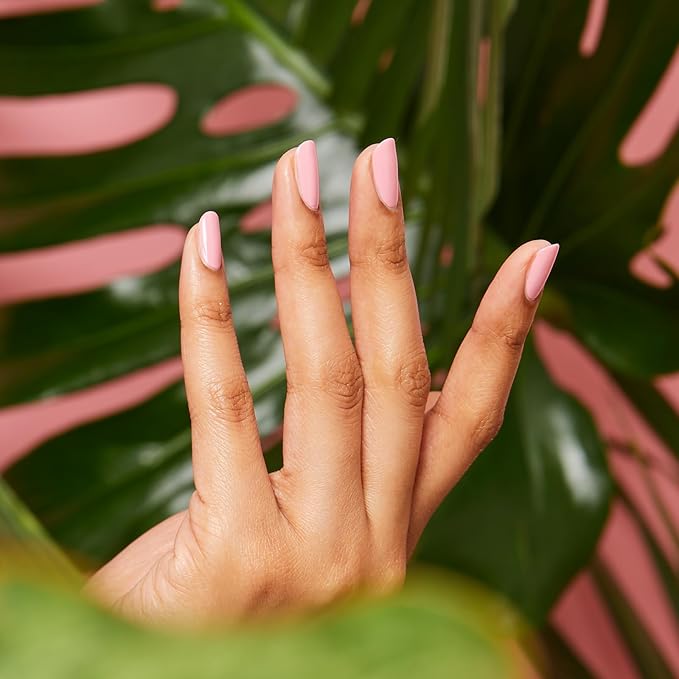 Nailtopia - Plant-Based Chip Free Nail Lacquer - Non Toxic, Bio-Sourced, Long-Lasting, Strengthening Polish - Do or FiDi (Pale Pink) - 0.41oz