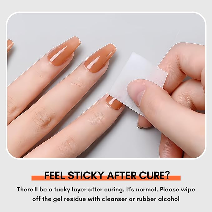 Makartt Clear Gel Builder Kit: Self-Levelling, Long Lasting Extension Hard Gels for Strengthener, Broken Nails Repair Gel Kit with Paper Forms, Dual forms, Nail File and Dual-End Brush 1.06 oz
