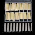 Tapered Extra Long Nail Tips, Ballerina Natural Acrylic Fake Nail Tips, Press On Nail False Nails with Box for Nail Salons and DIY Nail Art, 240PCS, 10 Sizes (Natural)