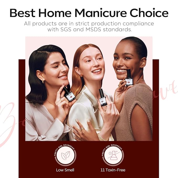 modelones Red Gel Nail Polish Burgundy Wine Color Changing Mood Temperature Change Nail Polish Gel Soak Off Nail Art 15ML