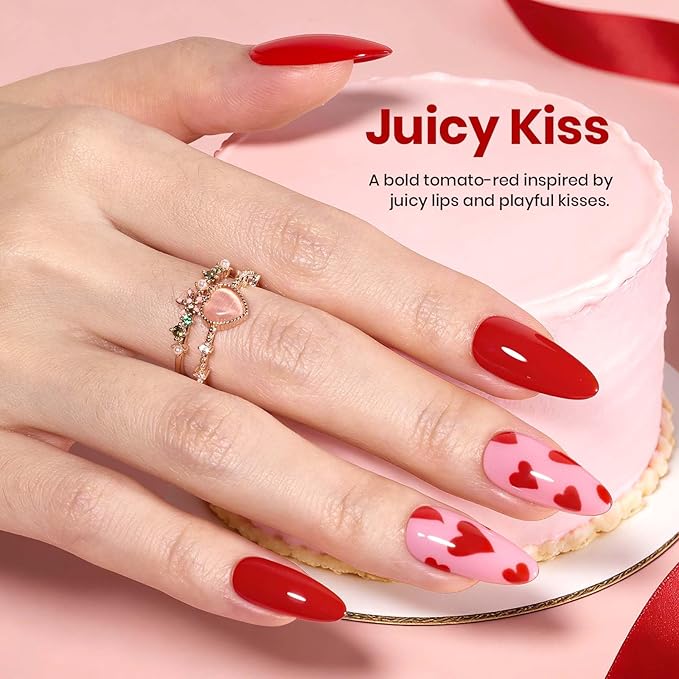 Beetles Red Gel Liner Nail Polish 7ml French Tip Gel Nail Polish Swirl Nails Art Paint for Thin French Tip Line Nails Art Soak off Uv Lamp Manicure Salon Gifts for Women