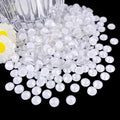 Flatback Glass Rhinestones,Bedazzler Gems 288pcs Non Hotfix Crystal Rhinestones for Nail Charms Crafts Clothes Tumblers,White Neon,SS30