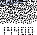NCB 14400pcs Hotfix Crystal Rhinestones for Clothes Crafts, Hot Fix Bulk Flatback Crystals, Iron on Hotfix for DIY Decoration 100 Gross (Black, ss16/14400pcs)