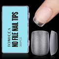 TOMICCA Extra Short Nail Tips Square, 15 Sizes Pre-shaped Soft Full Matte Square Nails, 360Pcs Acrylic Full Cover Gel Tips Press on Nails for Nail Extension Manicure