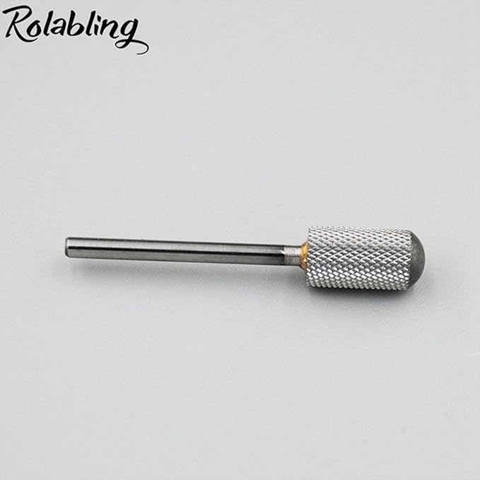 Round Head Alloy Nail Drill Bit Manicure Drilling for Nail Gel Polish Removal Nail Accessories Tool (Fine)