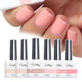 vettsy HEMA-Free Nude & Pink Gel Nail Polish Kit - 6 Elegant Long-Lasting Soak-Off UV/LED Gel Polishes - Vegan & Cruelty-Free for Healthy, Chip-Resistant Nails