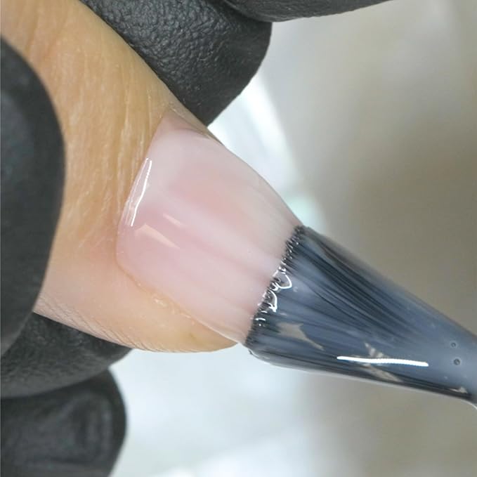 Gelish Brush-On Builder - Professional Soak-Off Gel Polish for Extensions, Overlays, Nail Art, Self-Leveling, HEMA-Free, Vegan, Long-Lasting, UV/LED Cured (Light Pink Nude)