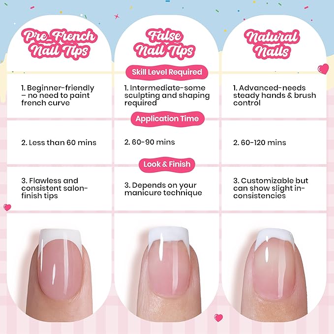 Beetles French Tips Press On Nails, Pastel Spring Nails Short Almond 6 Colors 192 Pcs, Spring Fake Nail Tips, Pink Blue Green Soft Gel Nails False Nails Art DIY For Women