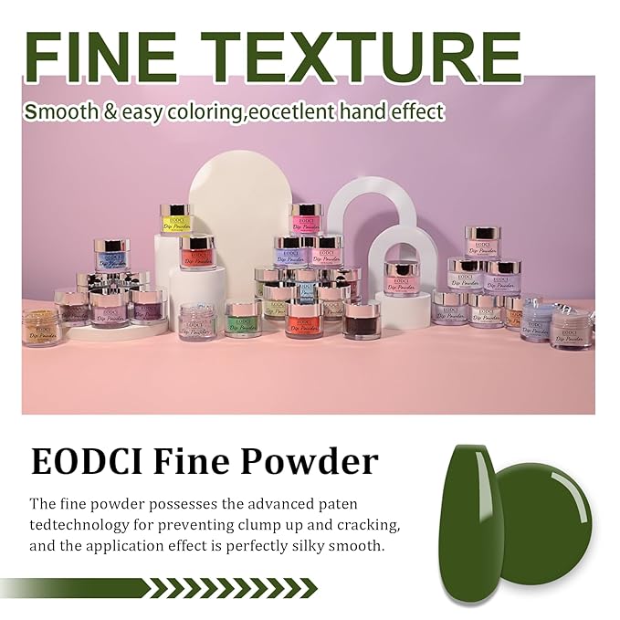 1 Oz/28g Forest Green Dip Powder, Nail Dip Powder for Long-lasting 28 Days+ Dip Nail Art French Manicure Nail Starter & Professional Home DIY Salon Use, No Needed Nail Lamp Curing Christmas