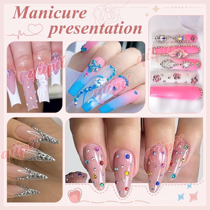 24 Color 2mm Small Resin Rhinestones for Bedazzling Crafting SS6 Tiny Flatback Stones Colorful AB Jelly Craystal Gems Diamonds Charms for Nails Eyes Face Makeup Tumblers Bottles Crafts Shoes