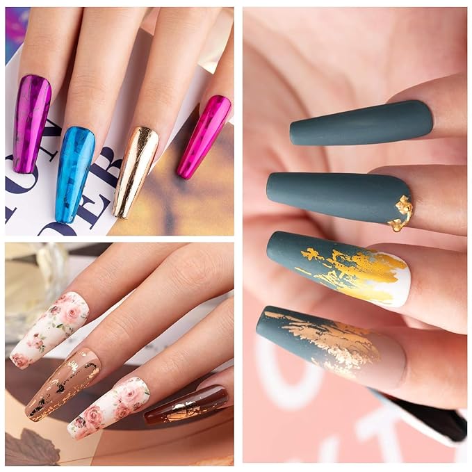 Beetles Nail Art Foil Glue Gel for Foil Stickers Nail Glue Transfer Tips Star Glues Nail Art Manicure DIY LED Lamp Required Soak Off 15ML 2 Bottle
