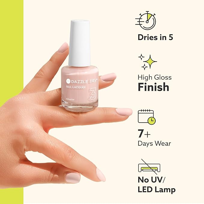 Dazzle Dry Step 4 - Mattify Top Coat, Fast Drying, 0.5 oz (15 ml)
