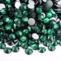 Blinginbox 2880pieces Emerald Flat Back Rhinestones for Crafting Glass Diamantes Gems for Nail Art Crafts Decorations Bedazzling SS3 Crystal,1.3mm,0.05inches