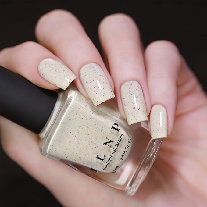 ILNP Cake Pop - Creamy Vintage Ivory Speckled Nail Polish