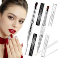 Dual-Ended Gel Nail Brush Set - Nail Sculpting Tool for Poly Extension, Sculpture Gel - Polygel Brushes Manicure Design Kit for Salon & DIY Use, 2Pcs Diamond