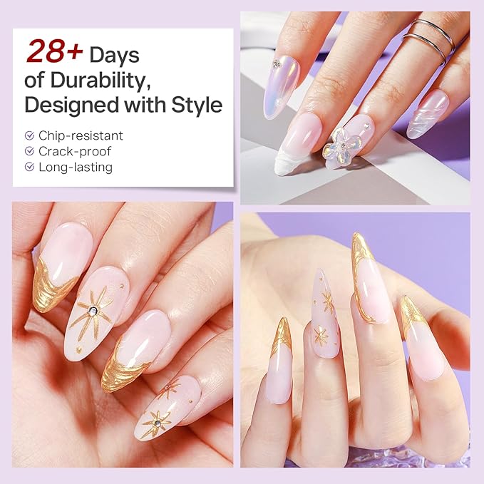 MIZHSE Hema-Free Solid Builder Gel for Nails, 60g Non-sticky 3D Sculpting Gel for Nail Art Clear Hard Molding Gel U V/LED Soak Off Extension Gel for Woman Girl Home DIY Manicure