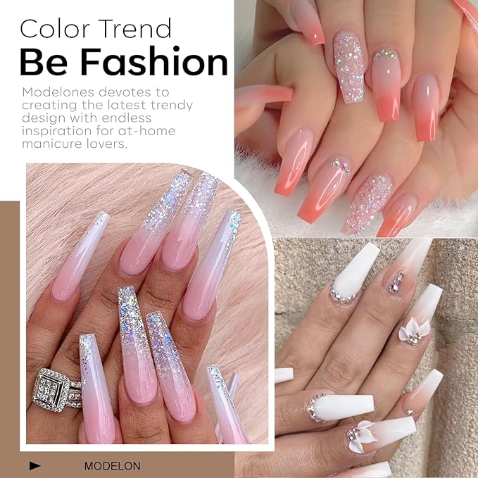 Acrylic Nail Kit Set for Beginners with Everything Acrylic Powder Nail Drill Lamp Starter Kit with False Nail Tips Nail Art Decoration Tools for Home Salon Gifts