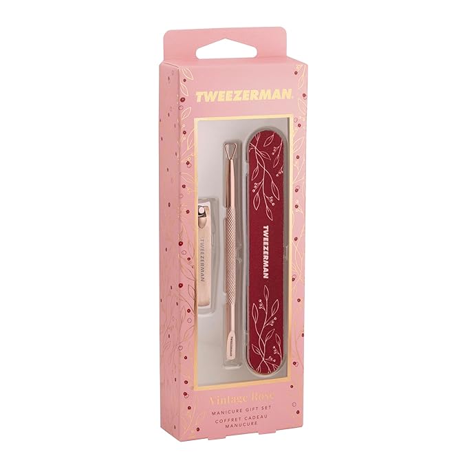Tweezerman Vintage Rose Manicure Gift Set