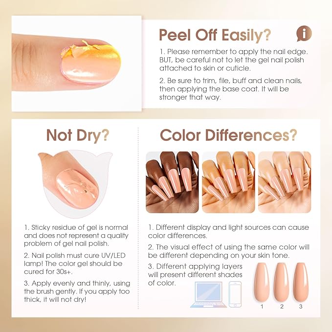 ROSALIND 30pcs Gel Polish Nail Set with Base Gel Top Coat (Glossy Matte and Glitter), 20 Fall Winter Colors Gel Nail Polish 6pcs Reflective Glitter Effect Nail art for Women