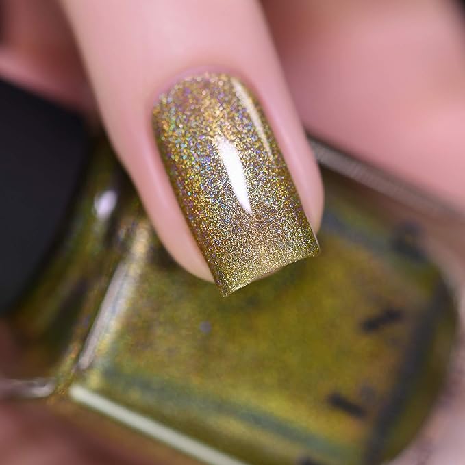 ILNP Happy Thoughts - Field Green Holographic Nail Polish