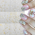 12 Sheets Christmas Nail Art Stickers White Nail Stickers Snowman Nail Decals Self Adhesive Christmas Tree Snowflake Santa Nail Art Supplies for Women Girls DIY Manicure Nail Art Decorations