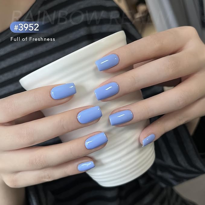 GAOY 42 Pcs Gel Nail Polish Kit, Bright Neon Colors Spring Summer Gel Nail Polish Set with Glossy & Matte Top Coat and Base Coat for Salon and DIY Manicure at Home