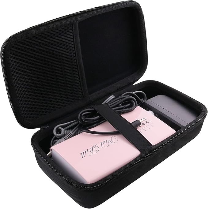 WERJIA Hard Carrying Case Compatible with MOCOWIND/MelodySusie/Makartt/HUGMAPLEPRO/AZ GOGO Portable Nail Drill Machine (Case Only)