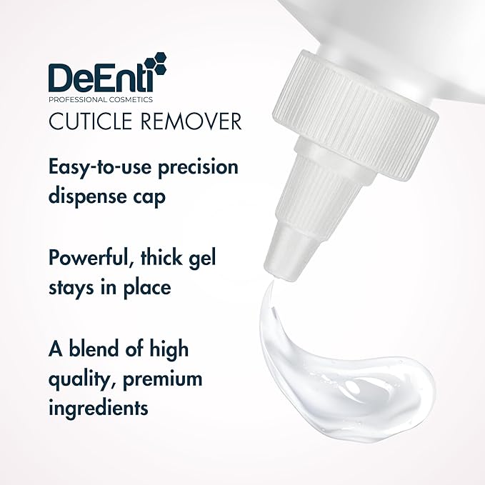 Instant Cuticle Remover Gel, Professional Cuticle Softener with Instant 15-Second Removal, 8oz Bottle for Hand, Foot & Nail Care, Salon Quality Manicure & Pedicure Supplies