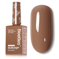 beetles Gel Polish Hema Free Brown Gel Nail Polish Soak Off Uv LED Nail Lamp 15ml DIY Home Manicure Salon Gift for Women Beyonce Caramel