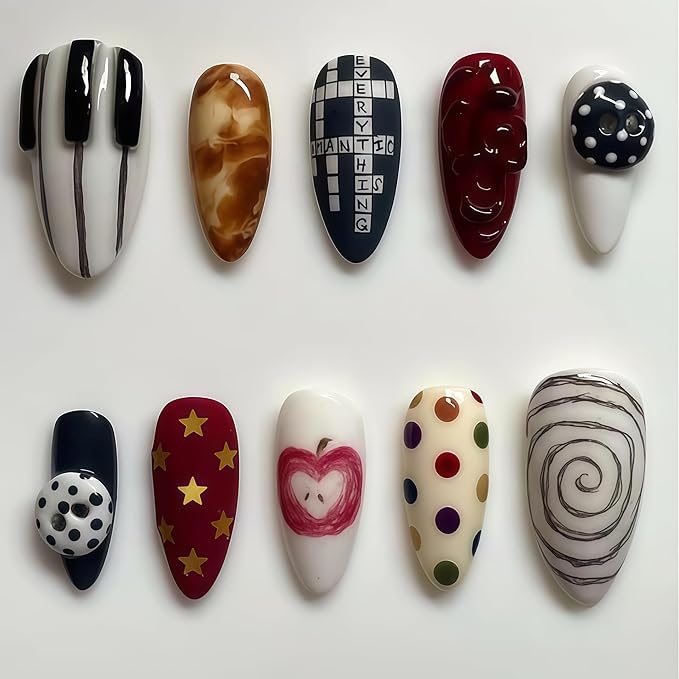 3D Buttons Gel Nail Art Mold Silicone Tools Nails Women DIY Manicure Design Multiple Shapes Button Small Model Resin Buckle Gel Molds for Accessories Supplies
