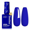 Beetles Blue Gel Nail Polish- Hema-Free Gel Nail Polish High Gloss Soak Off Eternal Navy Royal Dark Blue Nail Polish Nail Art Manicure Salon Same Color Bottle