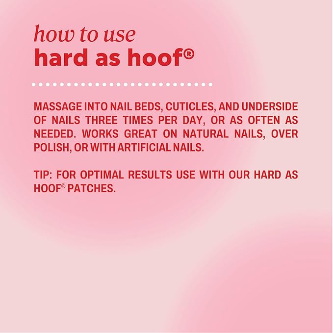 Onyx Professional Hard as Hoof Nail Strengthening Cream, Coconut Scent - Nail Growth and Conditioning Cuticle Cream Stops Splits, Chips, Cracks & Strengthens Nails, 1 oz