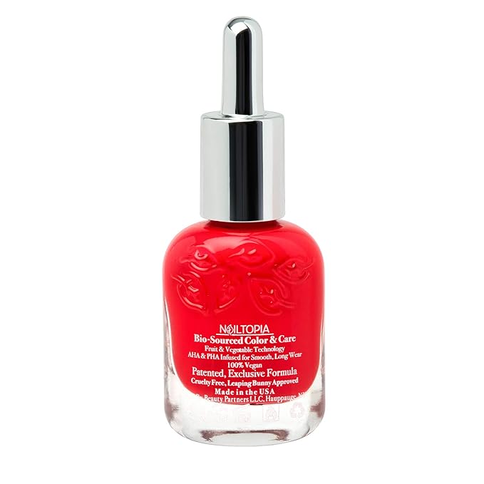 Nailtopia Bio-Sourced Chip Free Nail Lacquer - Hustle Hard For Women 0.41 oz Nail Polish